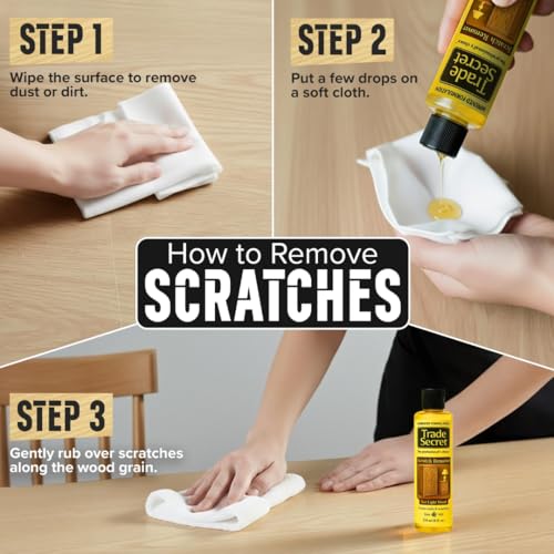 Trade Secret Light Wood Scratch Remover for Furniture and Floors, 8 oz - color: Light