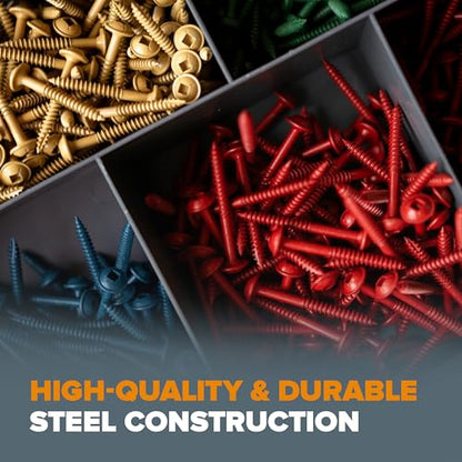 Bora Pocket Hole Screws 1 in Fine Thread 500 Pack Woodworking - size: 1 inch (500 Piece), style: Fine Thread