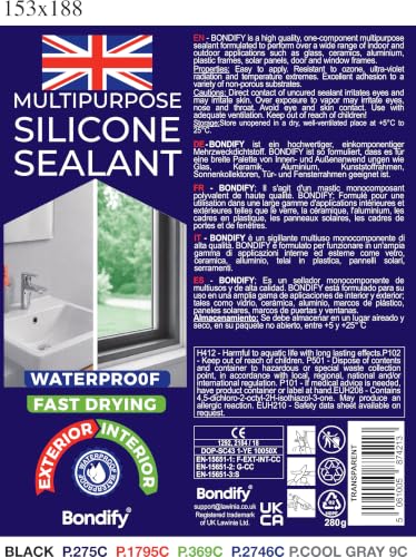 Waterproof Silicone Sealant White, Kitchen & Bathroom Sealant Solvent Free, 10oz, Ideal for Sink, Sanitary, Bath, Shower Sealant, Window - size: WHITE - 1PC