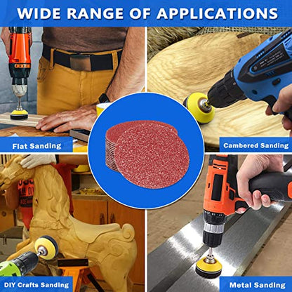 100PCS 2 Inch Sanding Discs 2000 Grit Attachment Sandpaper - style: 2000 Grit