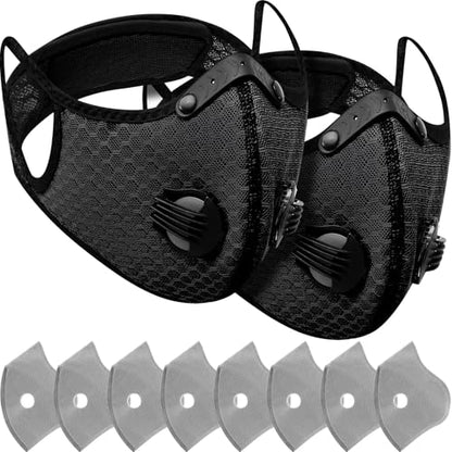 Threlaco Dust Mask Reusable - color: Black