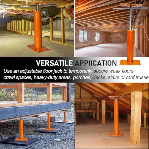Djustable House Floor Jacks for Leveling