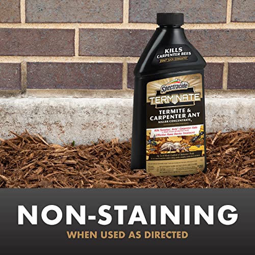 Spectracide Terminate Termite & Carpenter Ant Killer Concentrate 32 Oz - size: 32 Fl Oz (Pack of 1), style: Concentrate