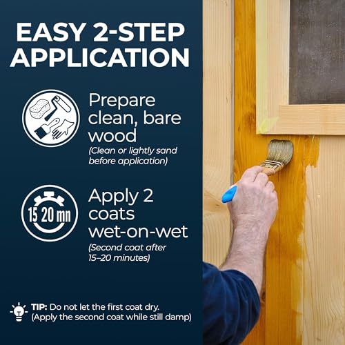 OWATROL Aquadecks, Wood Stain and Sealer, Matt Finish, 85 Oz, Honey - color: Honey