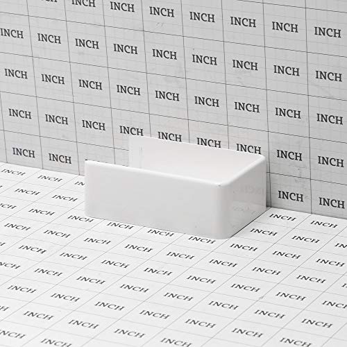 Rail Mount 2" x 3.5" White 4 Piece Kit