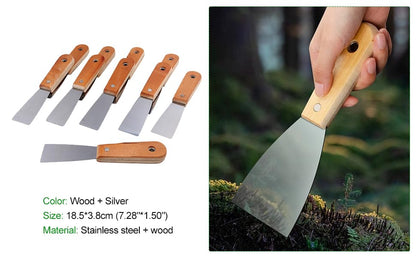 10PCS 4inch Drywall Taping Tools Set Puttyknife Flexible Scraper (1.5inch)