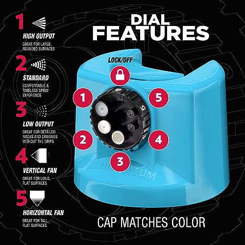 Rust-Oleum Stops Rust Custom 5-in-1 Spray Paint, Gloss Maui Blue - color: Gloss Maui Blue, size: 12 Ounce (Pack of 1)