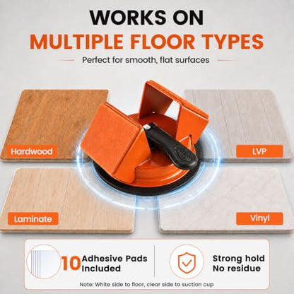 Floor Gap Fixer Tool Double 45° Suction Cup Repair Kit with Markers