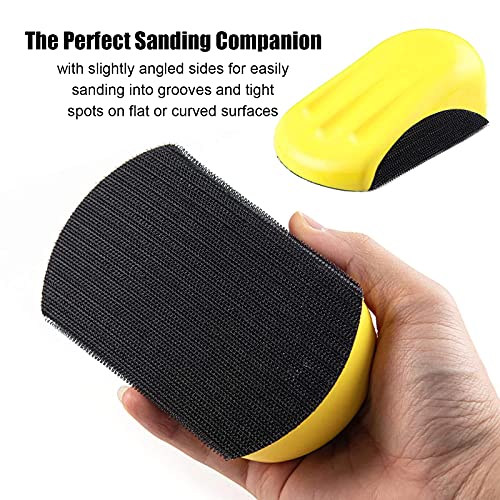VIBRATITE 5 Inch Mouse Sanding Blocks, Hook & Loop Hand Sander, 2PCS - size: 5" Mouse*2