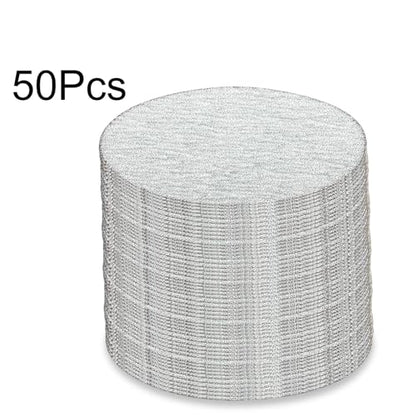 75mm Dia 3 Inch Hook and Loop Sanding Disc 150Grits Flocking Sandpaper for Random Orbit Sander Red 25pcs - size: 3 inch
