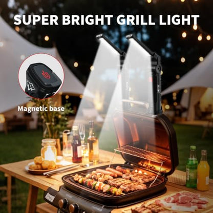 LHOTSE Rechargeable LED Work Light/Flashlight for Mechanic(4 Pack) - color: Black 4 Pack