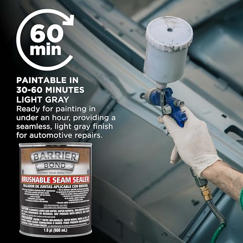 Barrier Bond - Brushable Seam Sealer, Quart Can with 30.4 Fluid Ounces