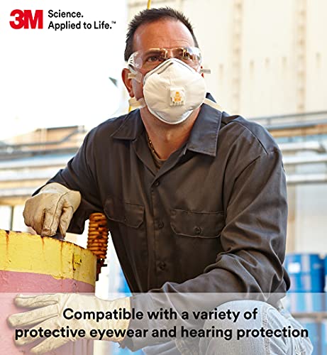 3M Particulate Disposable Respirator 8233, NIOSH APPROVED, N100, 1 Piece