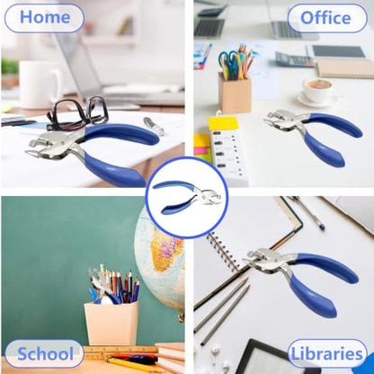 2PCS Staple Remover Staple Puller Remover for Home School Office,Quick and Comfort (Blue) - color: Blue