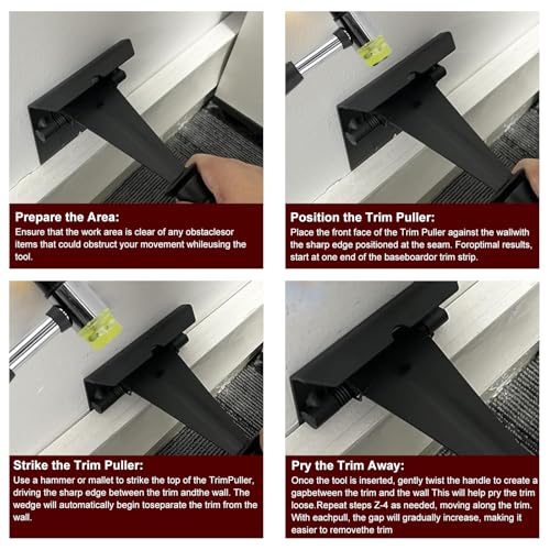 Trim Puller Kit – Baseboard & Siding Removal, Multi-Functional