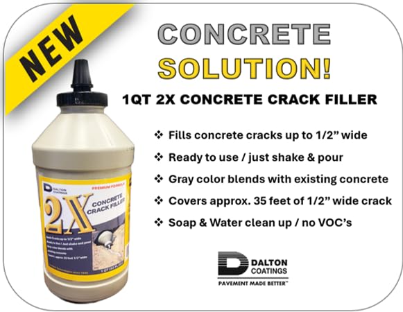 1QT 2X Concrete Crack Sealant