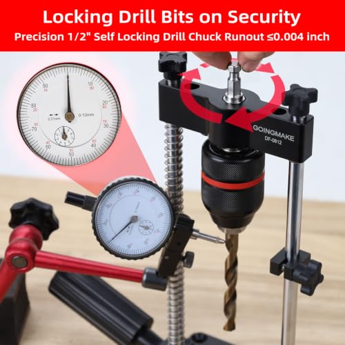 GOINGMAKE Drill Guide for Straight Holes, Portable Drill Guide