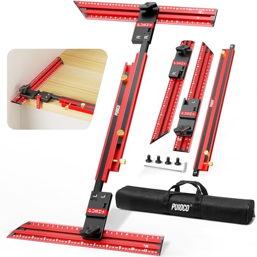 Stair Tread Template Tool - No Assembly Required Stair Tread Jig - color: Ltc-a Red