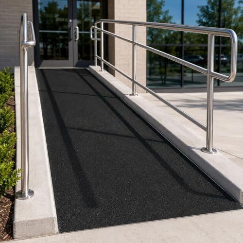 16" x 60 Ft Anti Slip Tape, 80 Grit Non Skid Grip Tape for Stairs - size: 16'' x 60FT