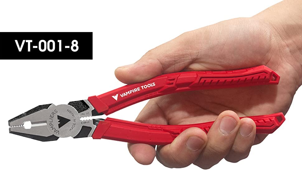 VAMPLIERS 8" Stripped Screw Extractor Pro Linemans Pliers Gift Box Set - style: VT-001-8GS