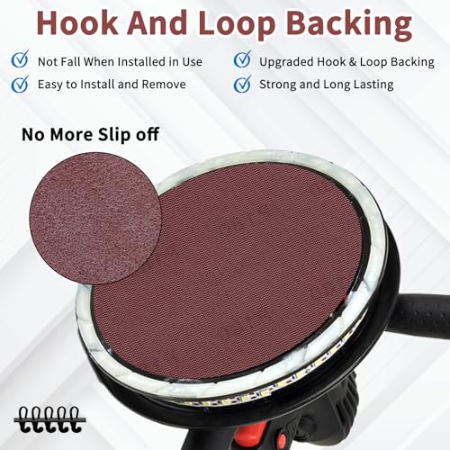 9 inch Mesh Sanding Discs 80-320 Grit 25Pcs Sandpaper for Drywall - style: Grit MAX