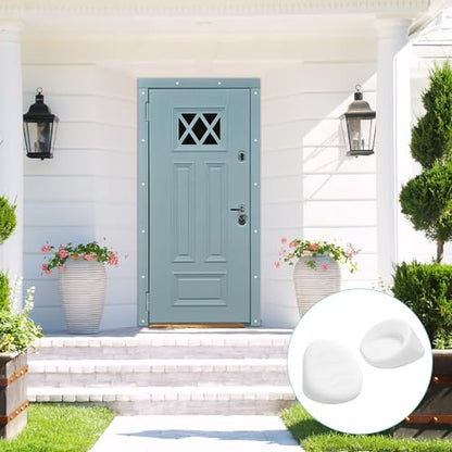 50 Pcs Door Frame Plugs, Entry Door Plugs, Door Window Screw Hole Plugs Compatible with ODL/Western Reflection Frame(White)