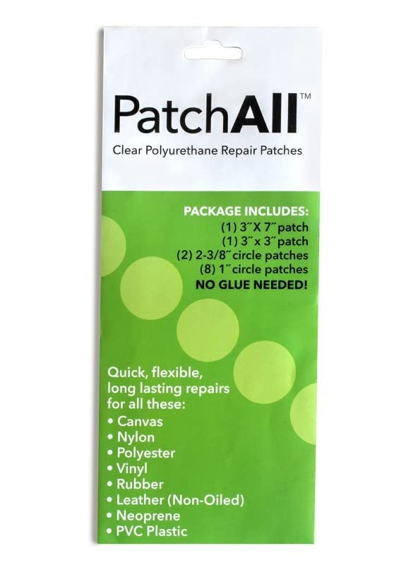 PatchAll Kit Clear Poly Adhesive Vinyl Repair Patch Tape - size: Multi Patch Kit