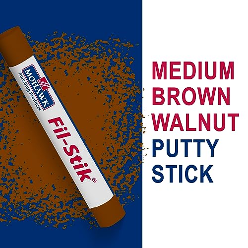 Mohawk Fil-Stik Wax Putty Stick, Medium Brown Walnut M230-0207, 1 Count