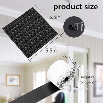 5ft Faux Wood Beam Strap, Flexible Beams Gap Hiding Strap, Metal Look Strap - size: 1.57"width