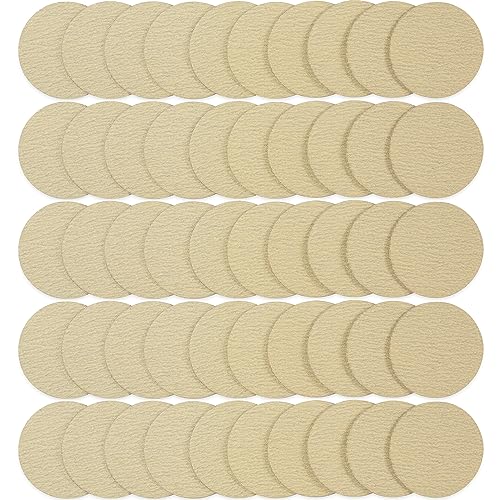 S SATC 50PCS 3 Inch Hook and Loop Sanding Disc 150 Grit Sanding Discs for Random Orbital Sander Aluminum Oxide Sandpaper Discs for Woodworking Automotive Metal - style: 150Grit 50 pack