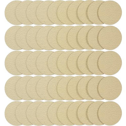 S SATC 50PCS 3 Inch Hook and Loop Sanding Disc 150 Grit Sanding Discs for Random Orbital Sander Aluminum Oxide Sandpaper Discs for Woodworking Automotive Metal - style: 150Grit 50 pack