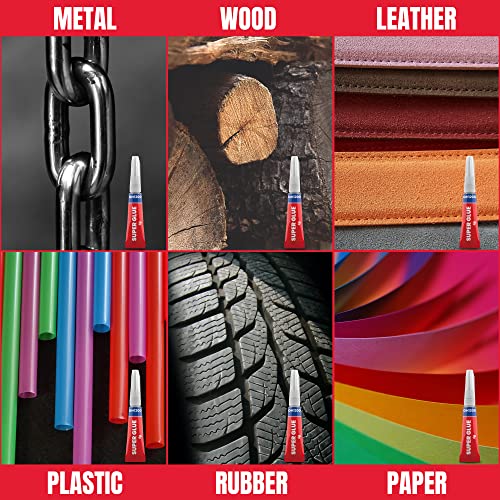 4 Gram x 8 Strong Super Glue All Purpose with Anticlog Cap. Super Fast & Strong Adhesive superglue, Cyanoacrylate Glue for Hard Plastics, DIY Crafts and Many More - style: 4Gx8
