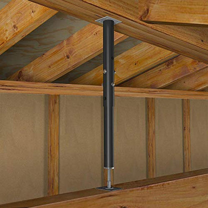 Akron Adjustable Floor Jack (Model C-4), Akron Jacks Floor Jacks, Telescoping Jack For Temporary Support, Size Range 1'-1' 3" (2 Pack)