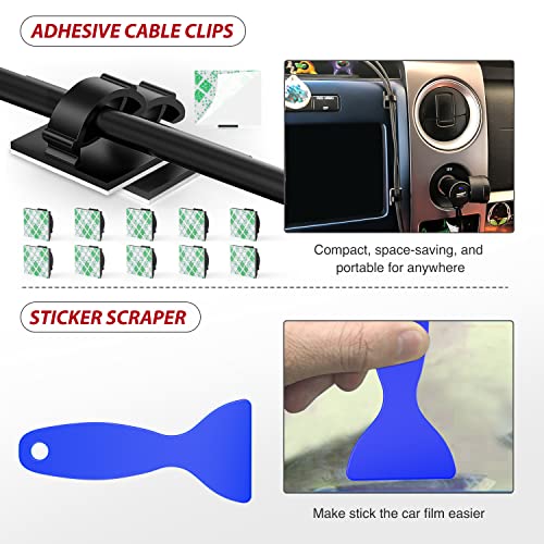 Nilight Trim Removal Tool 88Pcs, Auto Push Pin Bumper Retainer Clip Set - color: 88 Clips+ Remover Tools Blue