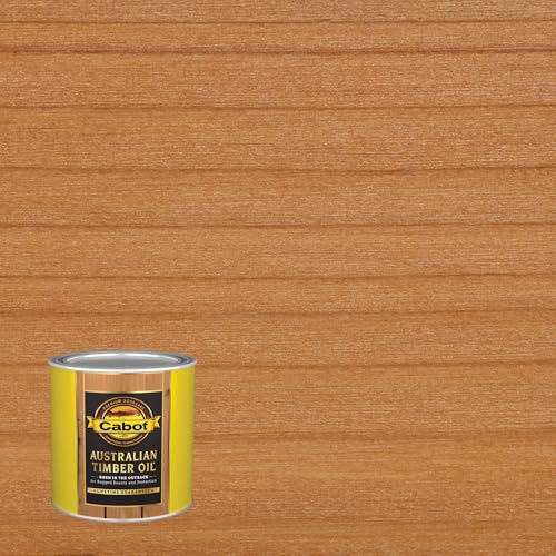 Cabot Australian Timber Oil Wood Stain and Protector, Honey Teak, 1/2 Pint