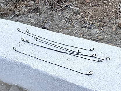 Sandbaggy Double Loop Rebar Wire Bar Ties | 16 Gauge | Made of Industrial Grade Wire | Great for Securing Rebar, Sandbags & More | Extra Long Length (12 Inch Length, Pack of 5000) - size: 12 Inch Length, style: Pack of 5000