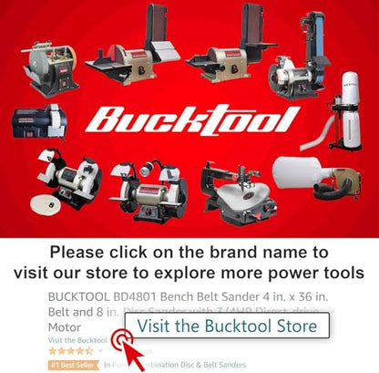 Bucktool 1.2 HP Auto-Start Dust Collector, 750 CFM for Woodworking - size: 750CFM