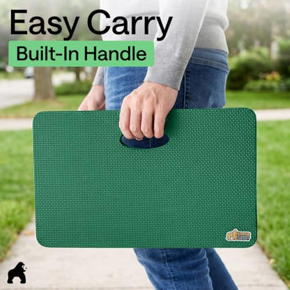 GORILLA GRIP® Extra Thick Foam Kneeling Pad for Gardening, 17.5x11 Grass - color: Grass