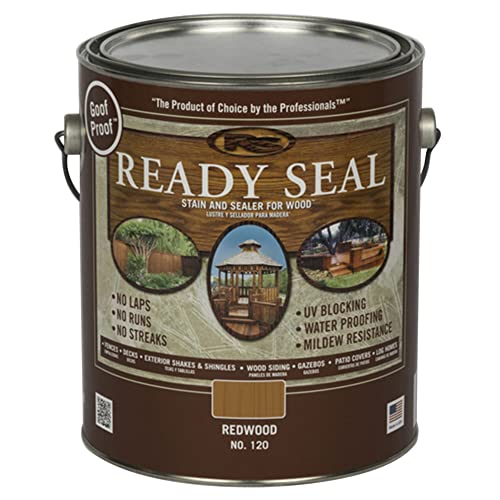 Ready Seal Goof Proof Semi-Transparent Redwood Oil-Based Wood Stain and Sealer 1 gal.