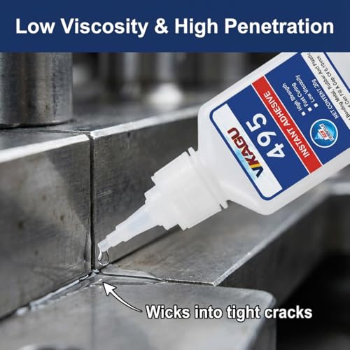 495 Super Glue Multi-Surface Instant Adhesive Clear 20g Suitable for Metal Rubber and Plastic 12 Pack - size: 495, style: 12 Pack