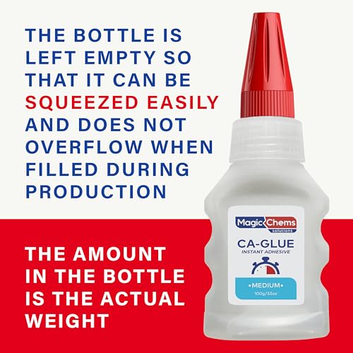 Magic Chems CA Glue with Activator, Cyanoacrylate Adhesive, Acrylic, 1 Pack - size: 1 Pack