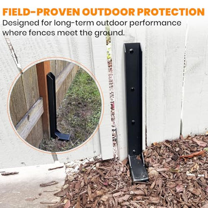 4 Pack Fence Post Repair Kit for 4x4/6x6 Leaning/Broken Wood Posts