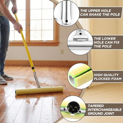 18 Inch T Bar Applicator with Refill Pad for Floor Coating