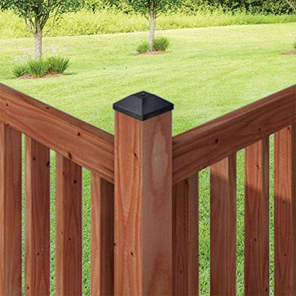 Simpson Strong Tie DPPC4BK Black Plastic Decorative Post Cover by Simpson Strong-Tie