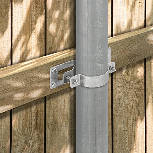 36 Pack Fence Brackets, Galvanized Wood Fence Frame, They use to Attach a Wooden Fence to a Chain Link, Anyone Wants to Convert Their Wooden Poles to Metal Poles - color: Set 36, size: Hot Dip Galvanized