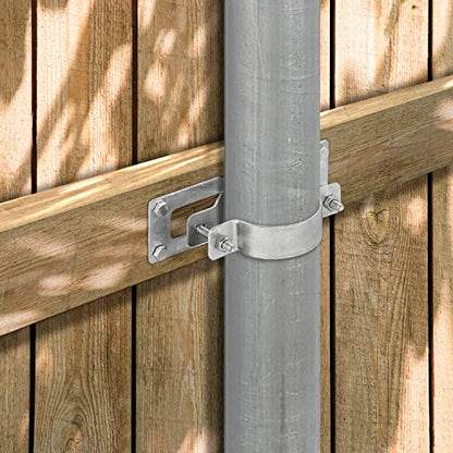 36 Pack Fence Brackets, Galvanized Wood Fence Frame, They use to Attach a Wooden Fence to a Chain Link, Anyone Wants to Convert Their Wooden Poles to Metal Poles - color: Set 36, size: Hot Dip Galvanized