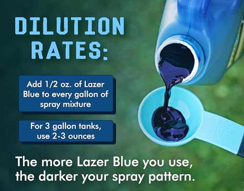 Liquid Harvest Lazer Blue Concentrated Spray Pattern Indicator - 16 Ounces - size: 16 fl oz