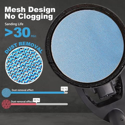 9 Inch Drywall Sanding Discs 600 Grit 10PCS Mesh Sandpaper Ceramic Abrasive - style: 600 grit