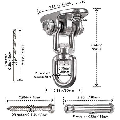 Heavy Duty Swing Hangers Stainless Steel 304, Double Protection Design
