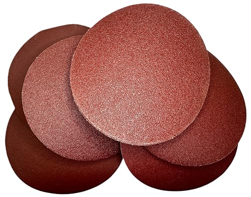 50PCS 7" Sanding Discs – 60/80/120/180/240 Grits, Hook & Loop